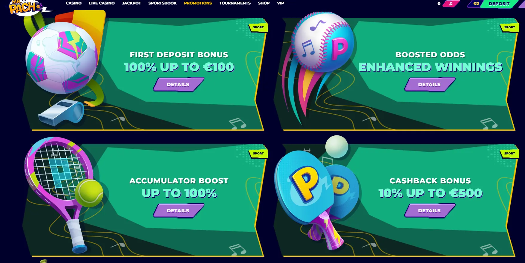 cash back Mr.Pacho